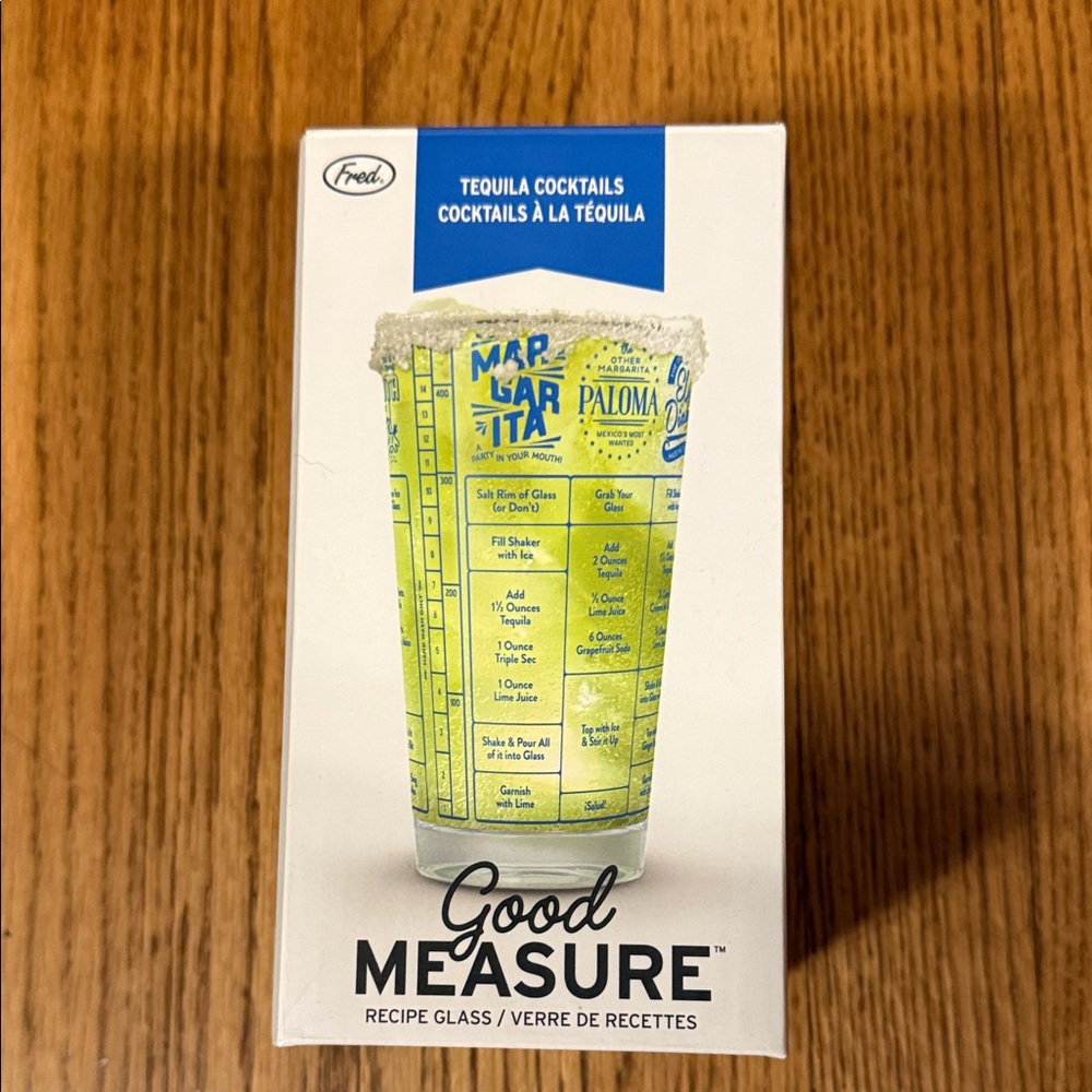 Fred Good Measure Recipe Glass